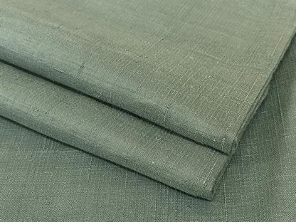 平和屋着物●上質な紬 色無地 藍鼠色 正絹 逸品 AAAY6603zg