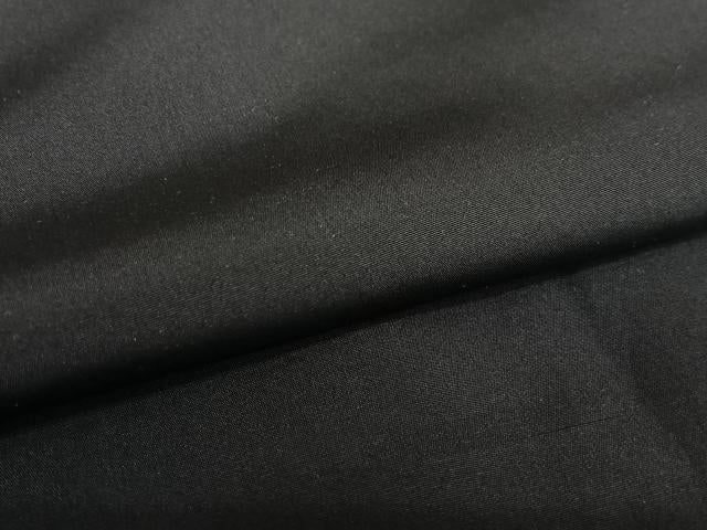 平和屋着物●男性　黒紋付　羽織・長襦袢(無双仕立て)セット　正絹　逸品　AAAY6647zg