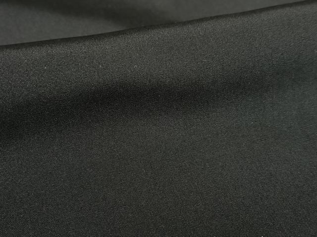 平和屋着物●男性　黒紋付　羽織・長襦袢(無双仕立て)セット　正絹　逸品　AAAY6647zg