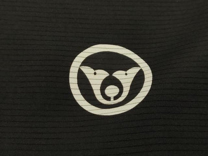 平和屋着物＊夏物　男性　黒紋付　羽織セット　暗黒色　正絹　逸品　AAAY6999sx