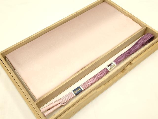 平和屋着物●和装小物　帯締め・帯揚げセット　笹浪組　草花地紋　暈し染め　正絹　逸品　未使用　AAAY7106ay