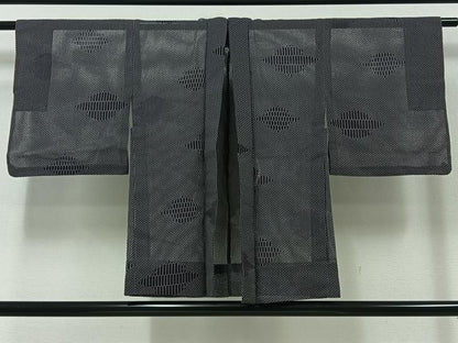 平和屋着物▽羽織　スリーシーズン　春夏秋　塵除け　松皮菱文　正絹　逸品　AAAY7243jh