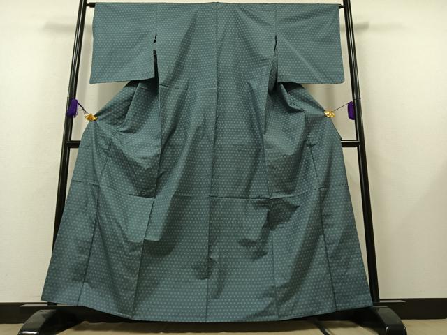 平和屋着物▽本場大島紬 単衣 菱文 ますいわ屋扱い 正絹 逸品 AAAY7276jh