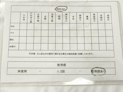 平和屋着物◎六通柄袋帯　立波文　銀糸　正絹　逸品　AAAY7420sg