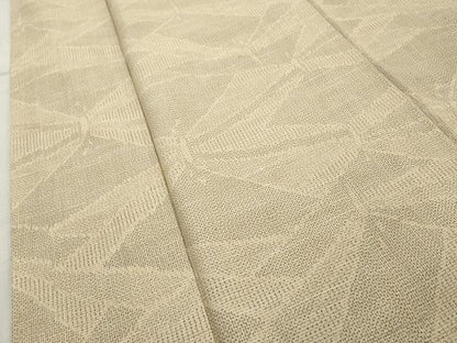 平和屋着物■上質な紬　幾何学文様　正絹　逸品　AAAY7492cs