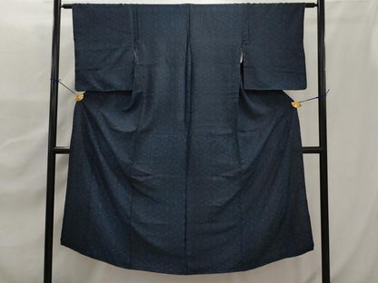 平和屋着物■上質な紬　立涌花文　正絹　逸品　AAAY7795ru