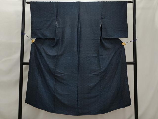 平和屋着物■上質な紬　立涌花文　正絹　逸品　AAAY7795ru