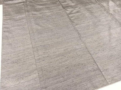 平和屋着物●上質な紬　薄色　正絹　逸品　AAAY7897ph