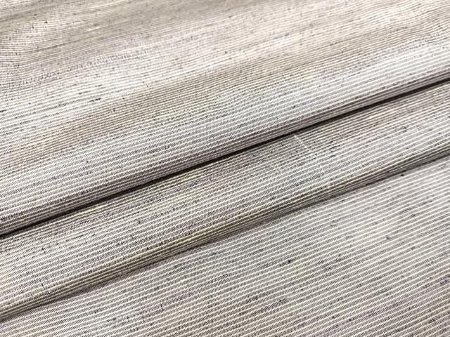 平和屋着物●上質な紬　薄色　正絹　逸品　AAAY7897ph