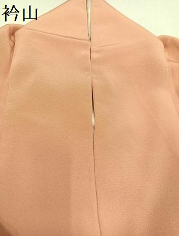 平和屋着物●上質な色無地　赤香色　正絹　逸品　未使用　AAAY7932ph