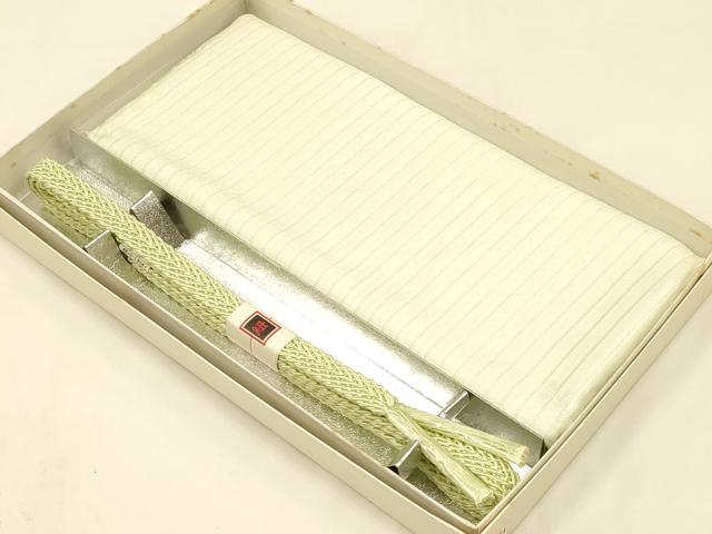 平和屋着物＊夏物 和装小物 帯締め・帯揚げセット レース組 花地紋 逸品 未使用 AAAY8008ay