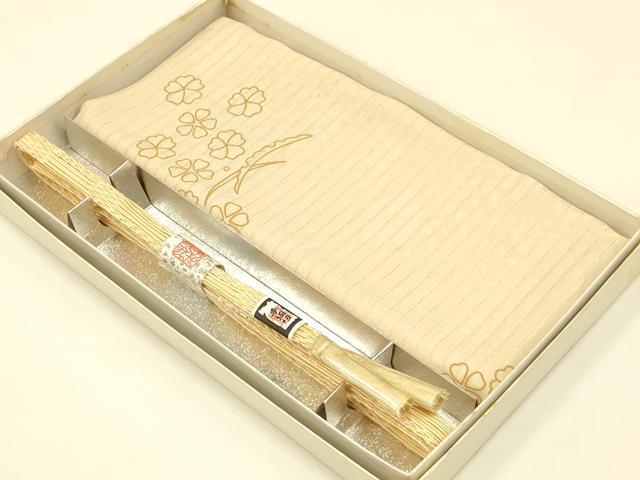 平和屋着物＊夏物 和装小物 帯締め・帯揚げセット レース組 舞花 雪芝 露芝 逸品 未使用 AAAY8009ay