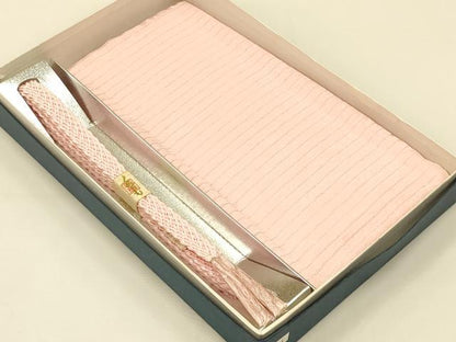 平和屋着物＊夏物 和装小物 帯締め・帯揚げセット レース組 花地紋 逸品 未使用 AAAY8010ay