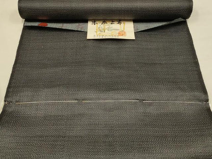 平和屋着物＊夏物　石川県指定無形文化財　能登上布　本麻手織上布　反物　100亀甲　総詰め　谷三郎謹製　着尺　逸品　未使用　AAAY8068ay