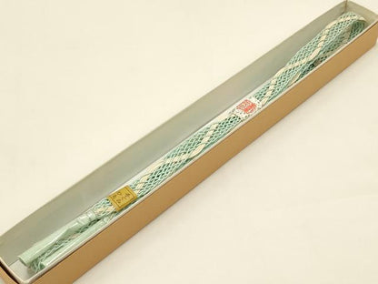 平和屋着物＊夏物 和装小物 上質な帯締め レース組 平組 正絹 逸品 未使用 AAAY8160ay