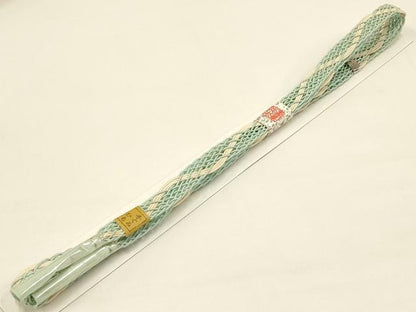 平和屋着物＊夏物 和装小物 上質な帯締め レース組 平組 正絹 逸品 未使用 AAAY8160ay
