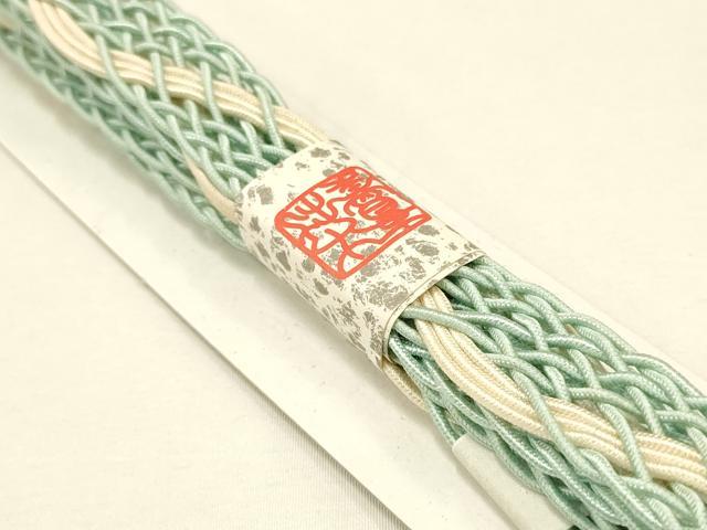 平和屋着物＊夏物 和装小物 上質な帯締め レース組 平組 正絹 逸品 未使用 AAAY8160ay