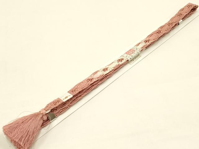 平和屋着物＊夏物　和装小物　上質な帯締め　レース組　平組　正絹　逸品　未使用　AAAY8162ay