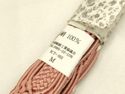平和屋着物＊夏物　和装小物　上質な帯締め　レース組　平組　正絹　逸品　未使用　AAAY8162ay