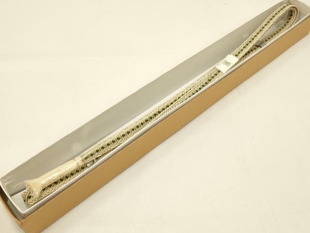 平和屋着物＊夏物 和装小物 上質な帯締め レース組 平組 逸品 未使用 AAAY8164ay