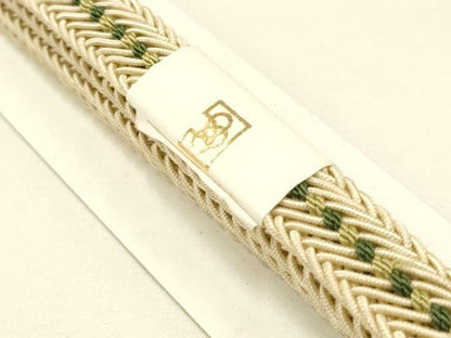 平和屋着物＊夏物 和装小物 上質な帯締め レース組 平組 逸品 未使用 AAAY8164ay