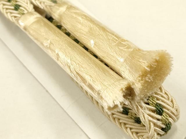 平和屋着物＊夏物 和装小物 上質な帯締め レース組 平組 逸品 未使用 AAAY8164ay
