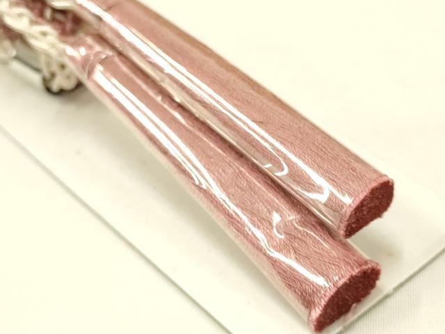 平和屋着物＊夏物　和装小物　上質な帯締め　レース組　平組　銀糸　長尺　逸品　未使用　AAAY8165ay
