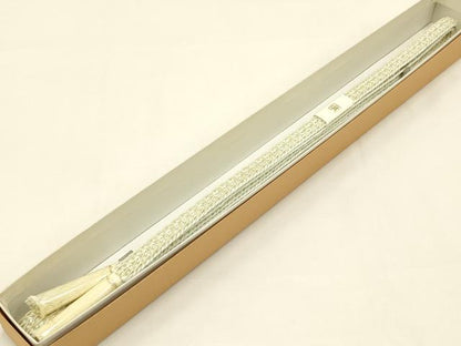 平和屋着物＊夏物　和装小物　上質な帯締め　レース組　平組　逸品　未使用　AAAY8166ay
