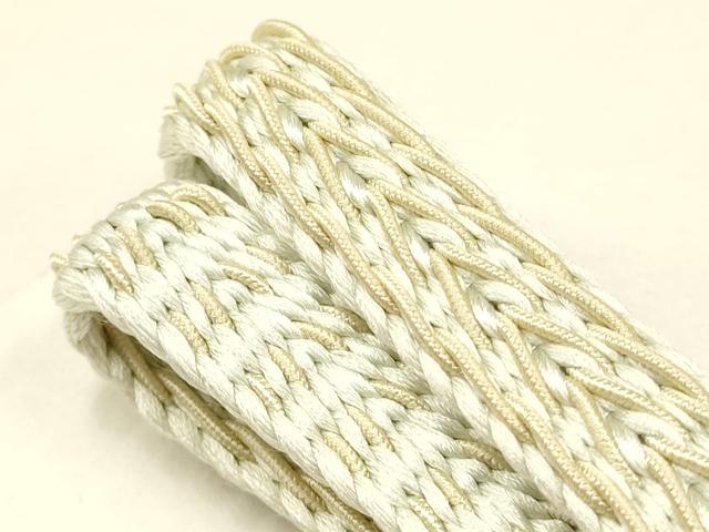 平和屋着物＊夏物　和装小物　上質な帯締め　レース組　平組　逸品　未使用　AAAY8166ay