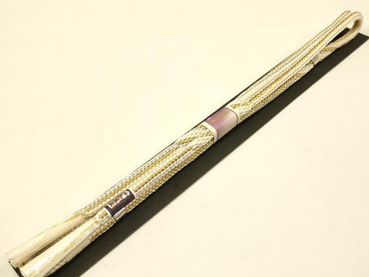 平和屋着物●和装小物　帯締め・帯揚げセット　礼装用　松　金銀糸　正絹　逸品　未使用　AAAY8174ay