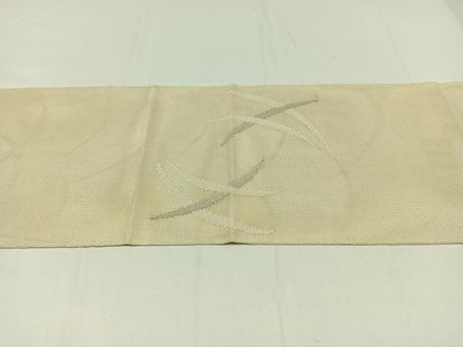 平和屋着物＊夏物　太鼓柄　本袋帯　芝文　銀彩　正絹　逸品　AAAY8252jh