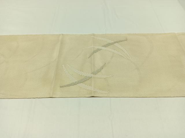 平和屋着物＊夏物　太鼓柄　本袋帯　芝文　銀彩　正絹　逸品　AAAY8252jh