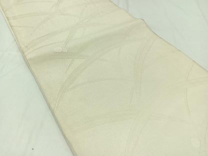 平和屋着物＊夏物 六通柄袋帯 露芝文 銀糸 正絹 逸品 AAAY8289jh