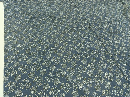 平和屋着物▽上質な小紋 単衣 草花文 正絹 逸品 AAAY8307jh