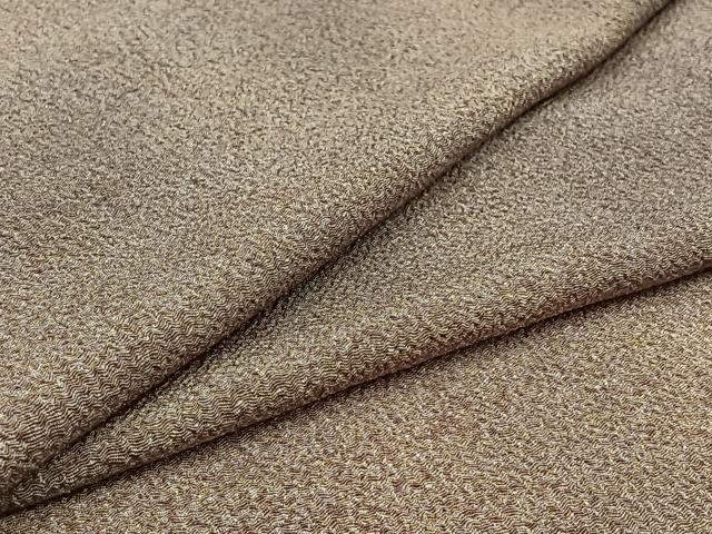 平和屋着物▽上質な小紋 単衣 霞文 鬼しぼ縮緬 正絹 逸品 未使用 AAAY8318jh
