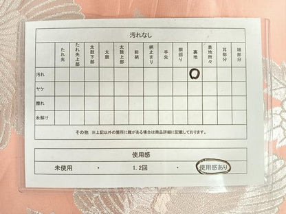 平和屋着物◎両面六通柄袋帯　唐織　牡丹　銀糸　正絹　逸品　AAAY8419yx