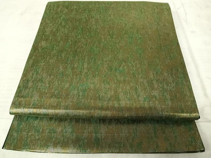 平和屋着物◎六通柄袋帯　霞文　引箔　正絹　逸品　AAAY8484yx