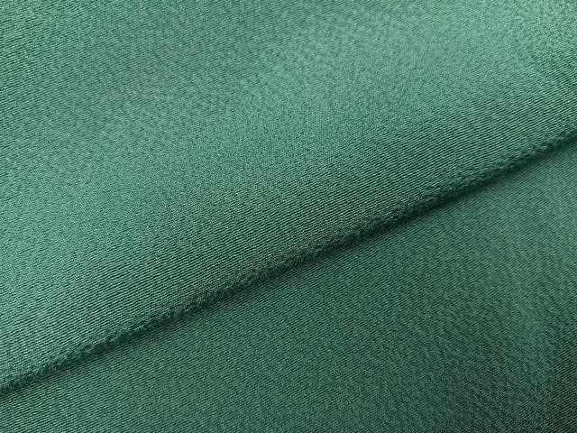平和屋着物●上質な色無地　京舞草木　青碧色　正絹　逸品　AAAY8608ph