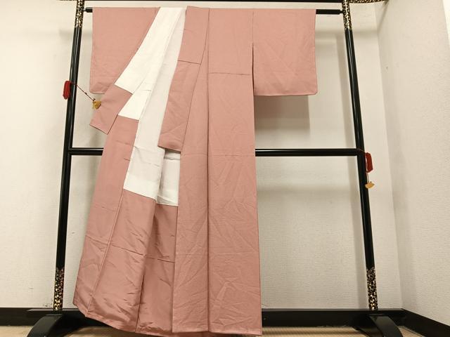 平和屋着物●上質な色無地 虹色 正絹 逸品 未使用 AAAY8614ph