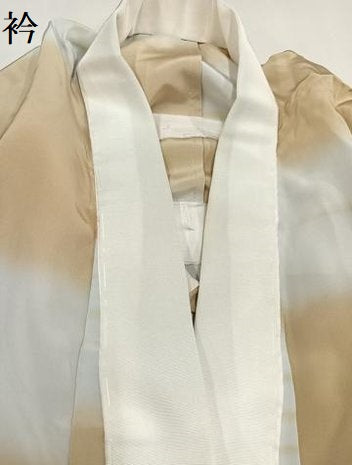平和屋着物●長襦袢　無双仕立て　霞文　正絹　逸品　AAAY8617ph