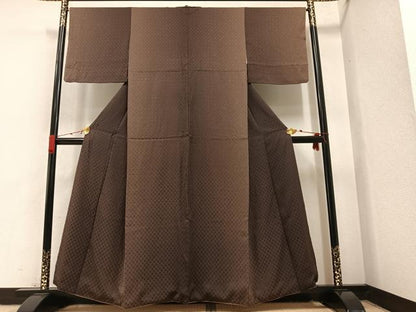 平和屋着物●上質な小紋　間道　ますいわ屋扱い　正絹　逸品　AAAY8618ph
