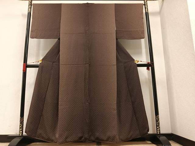 平和屋着物●上質な小紋　間道　ますいわ屋扱い　正絹　逸品　AAAY8618ph