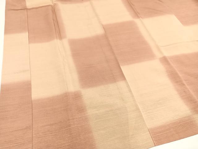 平和屋着物●長襦袢 無双仕立て 変わり市松文 正絹 逸品 AAAY8620ph