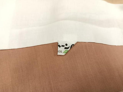 平和屋着物●長襦袢 無双仕立て 変わり市松文 正絹 逸品 AAAY8620ph