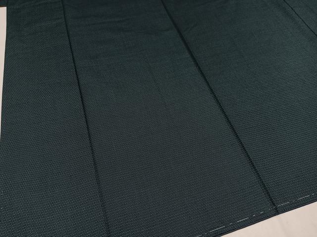 平和屋着物●男性 お召 亀甲柄 正絹 逸品 未使用 AAAY8634ph