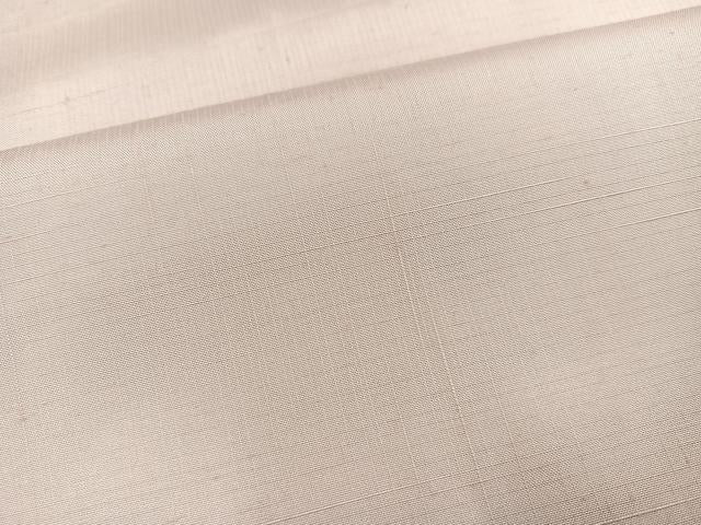 平和屋着物●結城紬　色無地　灰桜色　鈴乃屋扱い　正絹　逸品　AAAY8640ph