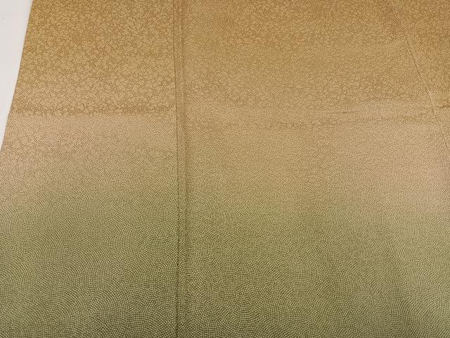 平和屋着物●江戸小紋 訪問着 鮫小紋柄 暈し染め 正絹 逸品 AAAY8666ph