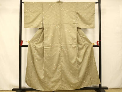 平和屋着物■小紋　露芝楓文　洗える着物　AAAY8688fw