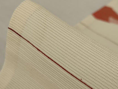 平和屋着物＊夏物　小紋　絽　菱文　金彩　正絹　逸品　AAAY8842st