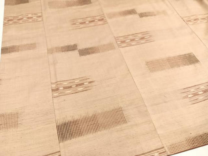 平和屋着物●上質な紬　段違い　三越扱い　正絹　逸品　AAAY8922ph